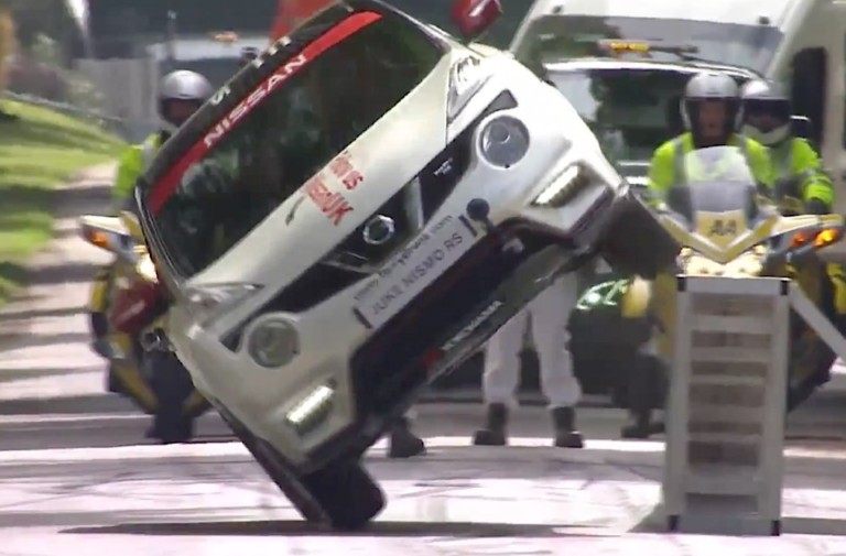 Nissan Juke RS Nismo Sets World Record For Fastest Two Wheels Mile