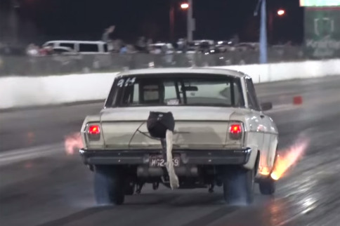 Video: The Crusty Nova Takes On 1,100 Horsepower GT-R In Roll Race