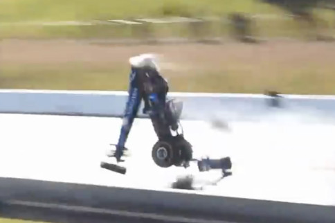 Aussie Top Fuel Star Lamattina Survives Harrowing Crash