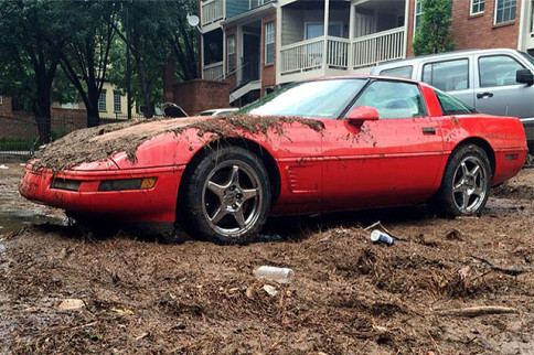 Atlanta Floods Take Down an Innocent C4 Corvette