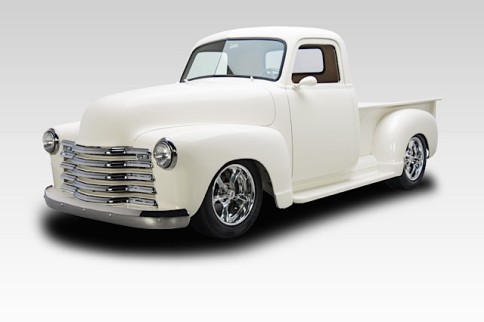 Video: An Award Winning Silky White 1948 Chevrolet 3100 Up For Sale