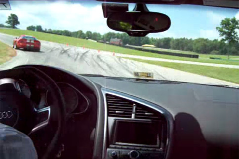 Video: Driver Helplessly Watches As His R8 Meets The Tire Wall