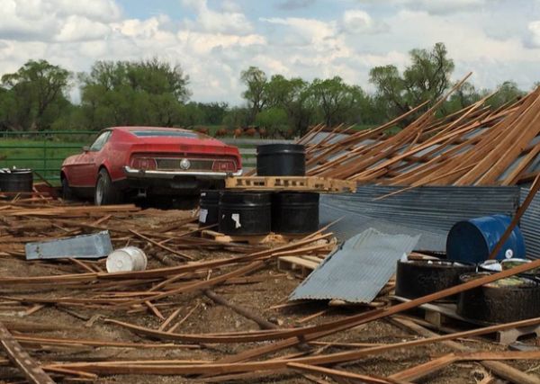 Video: Miracle Mustang Mach 1 Survives Devastating Colorado Tornado