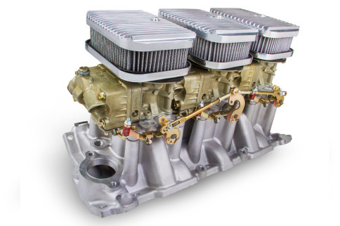 Video: Holley Rocks Old School Cool With SBC Tri-Power Carb Kit