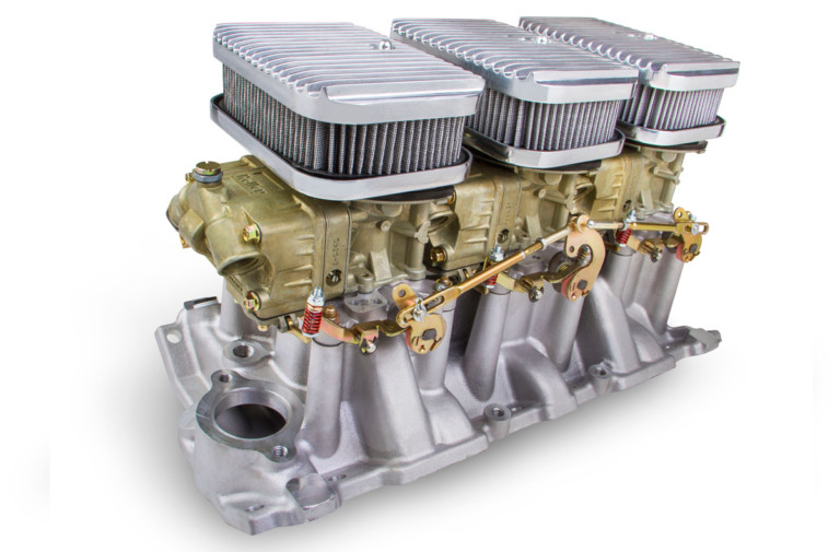 Video: Holley Rocks Old School Cool With SBC Tri-Power Carb Kit