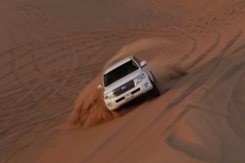 Flipping Off Physics With A Land Cruiser