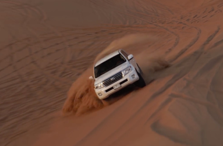 Flipping Off Physics With A Land Cruiser
