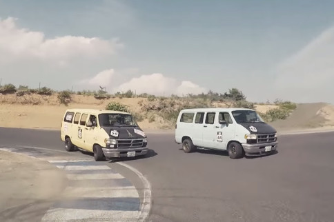 Video: Racing Old Dodge Ram Vans In Japan Is Apparently A Thing