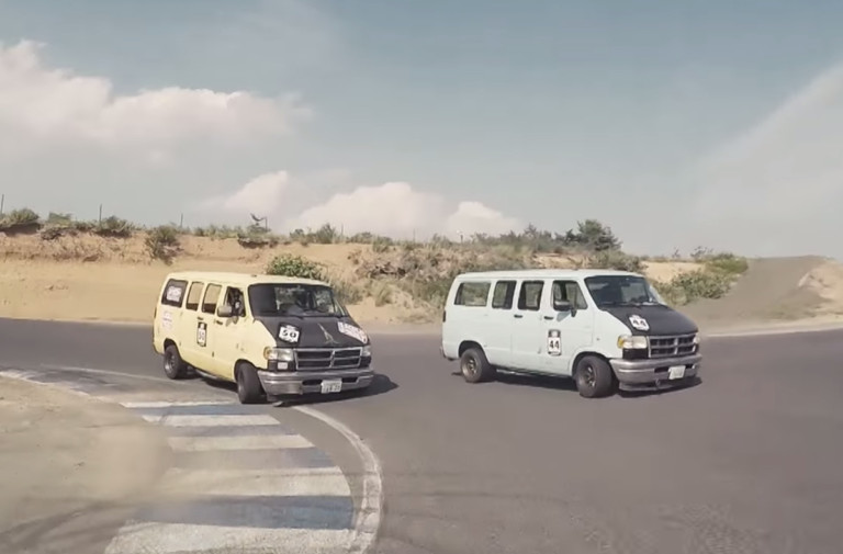 Video: Racing Old Dodge Ram Vans In Japan Is Apparently A Thing