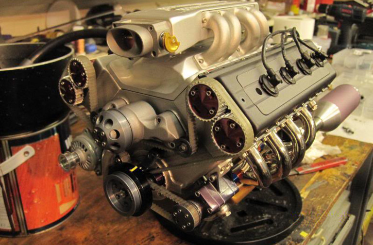 Video: Intricate Home-built Scale V8 Engine Is Simply Marvelous