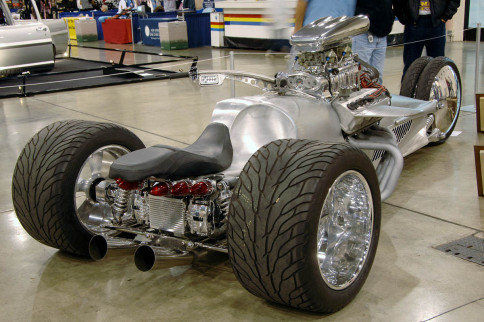 Video: Supercharged Hemi-powered Trike Stops By Jay Leno’s Garage