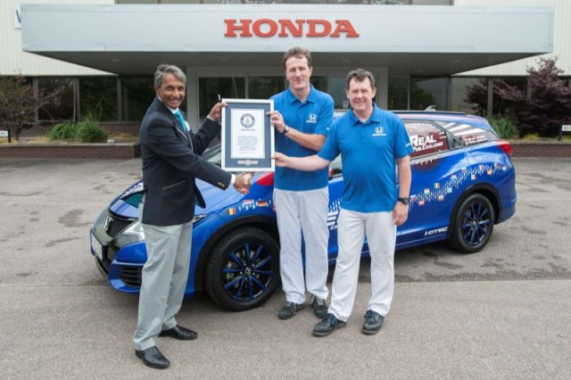 Honda Civic Tourer Eco Challenge McGrath and Warren