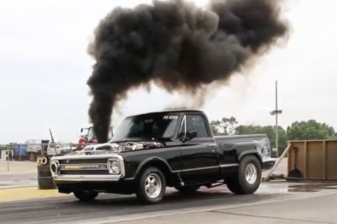 Brett Deutsch's Diesel-Powered C10 Pickup Runs New Personal Best