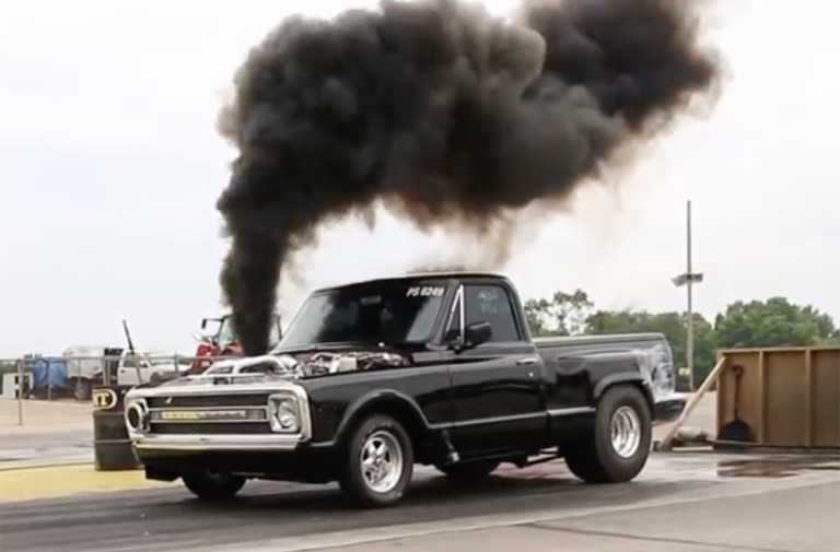 Brett Deutsch's Diesel-Powered C10 Pickup Runs New Personal Best