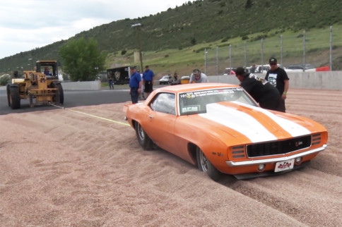 Video: Doug Cline Mistakenly Stuffs Drag Week Camaro Into The Sand