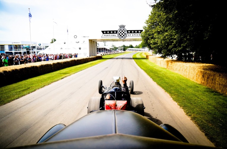 Don Garlits And Swamp Rat 1 Attend England's Goodwood Festival