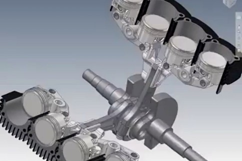 Unique V8 Needs Only One Crank Throw and Two Rods. Does It Work?