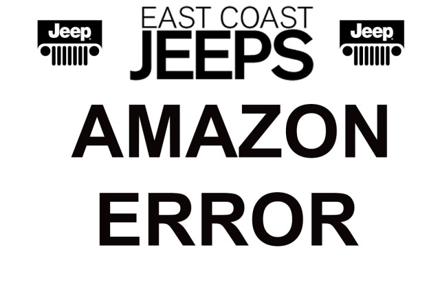 East Coast Jeep's Amazon store suffered a pricing hiccup late on July 31st. Image by author.