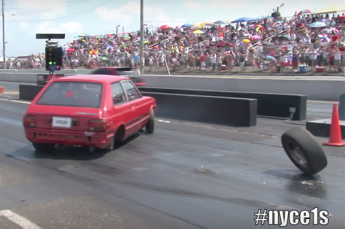 Video: Boosted Starlet Goes For Wild Starting Line Ride