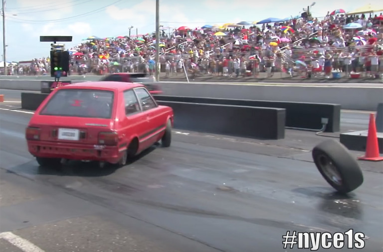 Video: Boosted Starlet Goes For Wild Starting Line Ride
