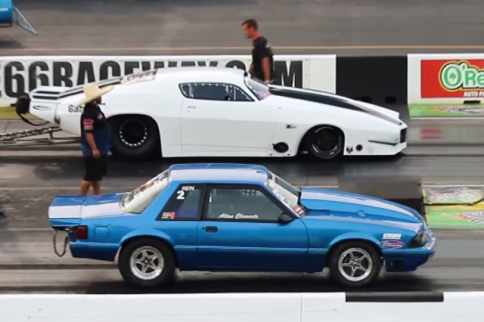Video: Pro Mod's Summers Spots Renegade Car 2 Second Headstart