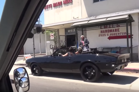 19-Year Old Kendall Jenner Shows Off 1969 Camaro SS Convertible