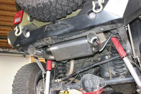 Gibson Exhaust Adds Power and Departure Angle to Sgt. Rocker Jeep