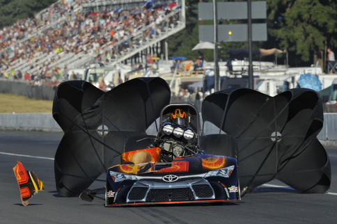 Video: Alexis DeJoria's Funny Car Goes KABOOM In Seattle!