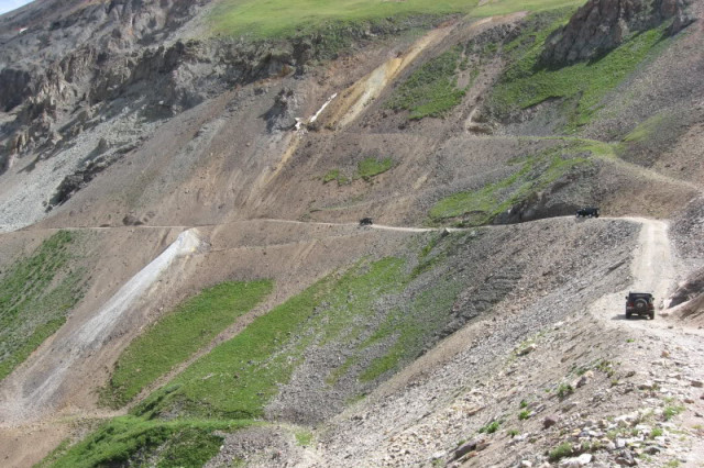 The drop-offs are very steep at times.