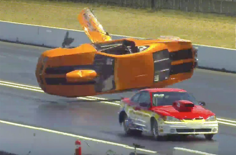 Video: Comp Racer Dale Giroux Unhurt In Upside Down Crash