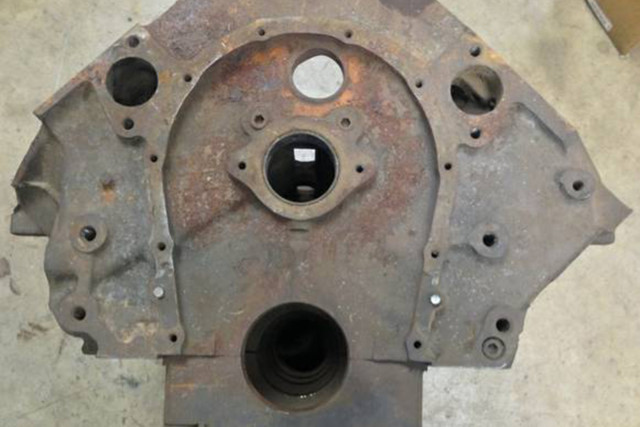 Rust shouldn't be an issue for the buyer of this block. Bead blasting or tumbling should be all that's needed to clean it right up.