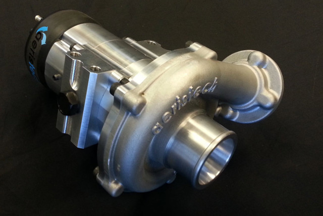 The Aeristech electric turbo/electric supercharger.