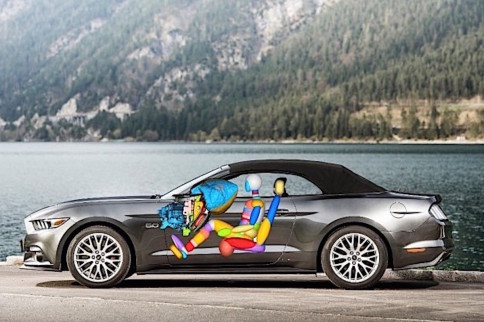 Video: An Industry First Airbag Designed For '15 Mustang