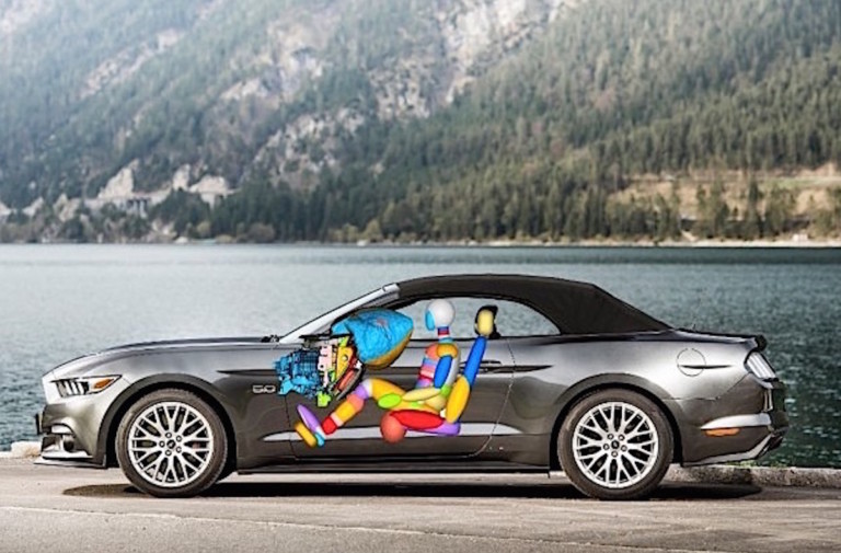 Video: An Industry First Airbag Designed For '15 Mustang