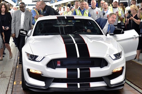 First Shelby GT350 Rolls Off Production Line