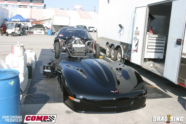 Keith Berry has a slight points lead Mickey Thompson Radial Wars, but Frank Mewshaw, Mark Woodruff, and Dewayne Mills aren't going to make it easy for him.
