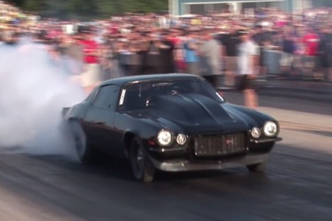 Video: Street Outlaws' Chuck vs. Monza No Prep Drag Racing Showdown