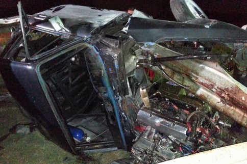 Video: Violent Crash During Grudge Race At Texas Raceway