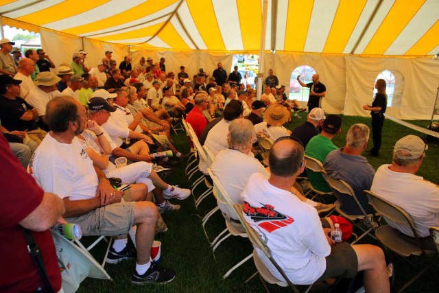 One of the Corvette Mechanic sessions. The audience was enthralled with the technical content provided during the seminar.