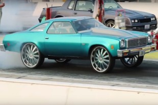 Video: A Chevy Malibu Donk Making 12-Second Passes