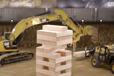 Diesel-Powered Ultimate JENGA!