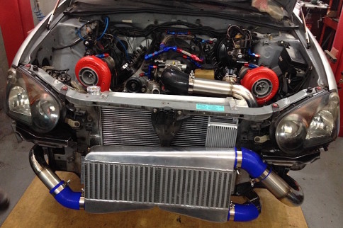 Video: Twin Turbo LS1 Swapped Wide Body Subaru WRX Wagon