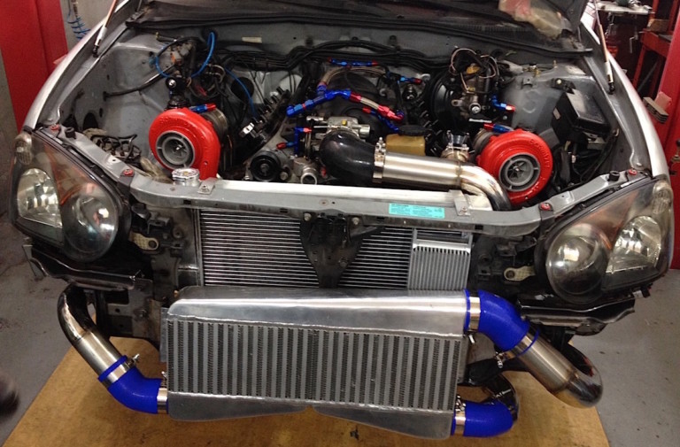 Video: Twin Turbo LS1 Swapped Wide Body Subaru WRX Wagon