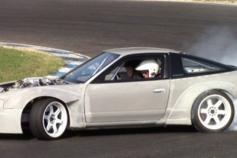 Video: 180SX Shreds Tires with R35 GT-R Power