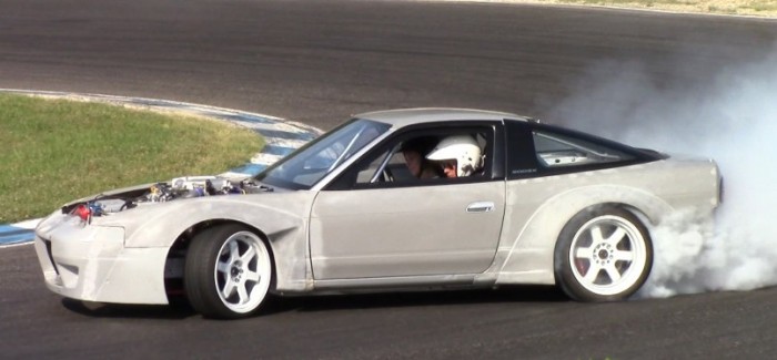 Video: 180SX Shreds Tires with R35 GT-R Power