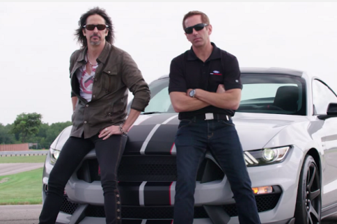 Rock Star Meets Track Star in Shelby GT350R Hot Laps Video