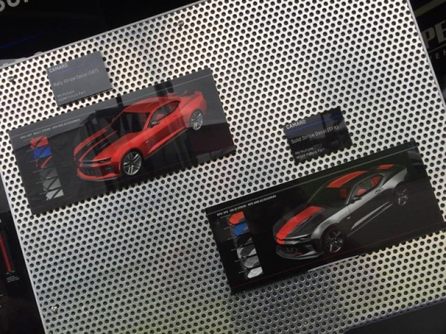 2016 Camaro Factory options stripe