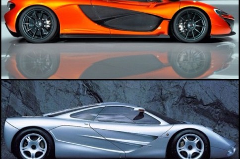 Video: McLaren P1 vs. McLaren F1