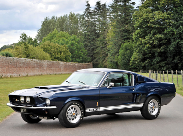 1967 Shelby GT500 in Nightmist Blue.