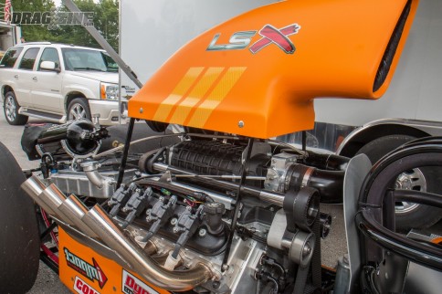 Boosted LSX-Powered Dragster Runs 7's At LS Fest